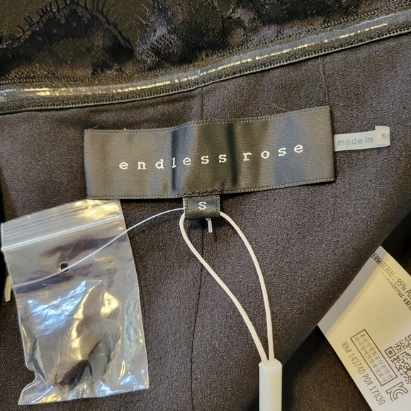 Anthropologie Endless Rose Peekaboo Lace Corset Top (NWOT) - Picture 9 of 11